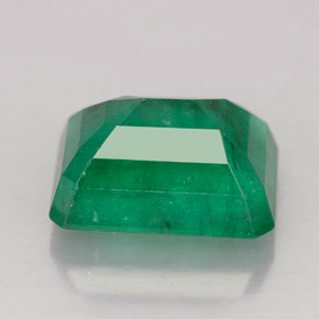Esmeralda verde natural 4,52ct, corte esmeralda, SI-I1