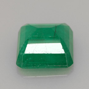 Esmeralda verde natural 4,15ct, corte esmeralda, SI-I1