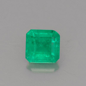 Esmeralda verde natural 0,88ct, corte esmeralda, SI-I1