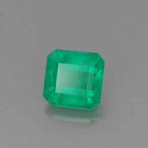 Esmeralda verde natural 0,88ct, corte esmeralda, SI-I1