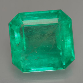 Esmeralda verde natural 13,13ct, corte esmeralda, SI
