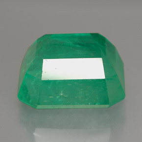 Esmeralda verde natural 13,13ct, corte esmeralda, SI