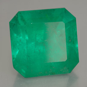 Esmeralda verde natural 14,03ct, corte esmeralda, SI