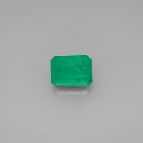 Esmeralda verde natural 0,71ct, corte esmeralda, SI-I1