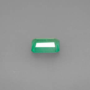 Esmeralda verde natural 0,72ct, corte esmeralda, SI-I1