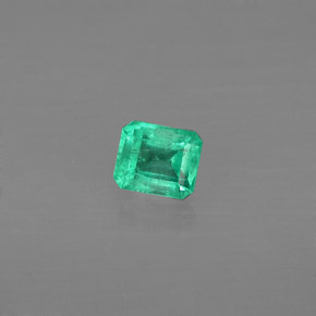 Esmeralda Verde Natural 0.47ct, Corte Esmeralda, SI-I1