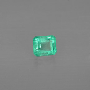 Esmeralda Verde Natural 0.47ct, Corte Esmeralda, SI-I1