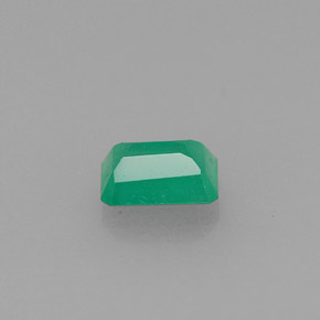 Esmeralda verde natural 0,37ct, corte esmeralda, SI-I1