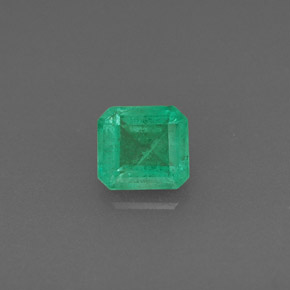 Esmeralda verde natural 0,57ct, corte esmeralda, SI-I1