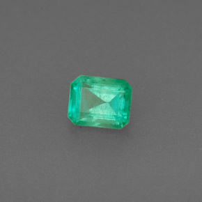 Esmeralda Verde Natural 0.42ct, Corte Esmeralda, SI-I1