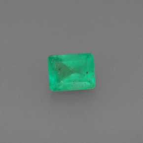 Esmeralda verde natural 0,47ct, corte esmeralda, SI-I1
