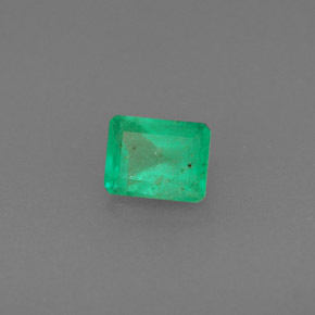Esmeralda verde natural 0,47ct, corte esmeralda, SI-I1