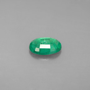 Esmeralda verde natural 0,95ct, corte oval, SI-I1