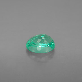 Esmeralda verde natural 1,20ct, corte oval, SI-I1