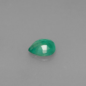 Esmeralda verde natural 0,29ct, formato de pêra, SI