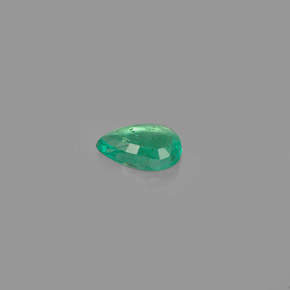 Esmeralda Verde Natural 0.36ct, Formato de pêra, VS-SI