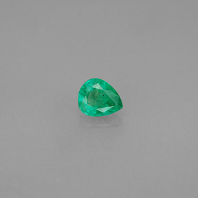 Esmeralda Verde Natural 0.32ct, Formato de pêra, SI