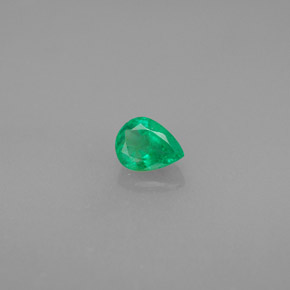 Esmeralda Verde Natural 0.32ct, Formato de pêra, SI