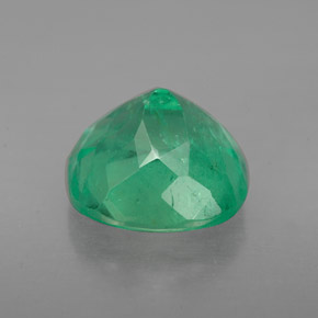 Esmeralda verde natural 3,30ct, almofada cortada, VS-SI