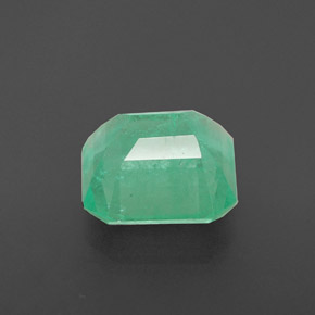 Esmeralda verde natural 1,83ct, corte esmeralda, SI