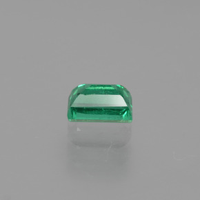 Esmeralda verde natural 0,34ct, baguete, VS-SI