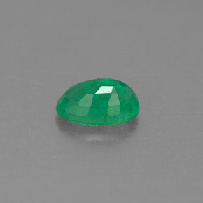 Esmeralda verde natural 0,49ct, corte oval, SI-I1