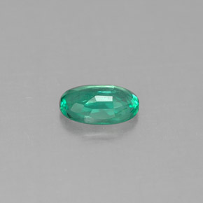Esmeralda verde natural 0,39ct, corte oval, SI-I1