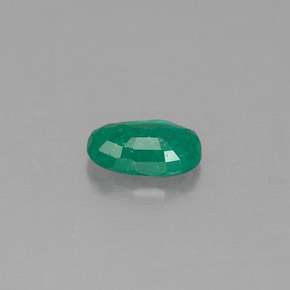 Esmeralda verde natural 0,41ct, corte oval, SI-I1