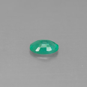 Esmeralda verde natural 0,35ct, corte oval, SI-I1