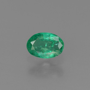 Esmeralda verde natural 0,40ct, corte oval, SI-I1
