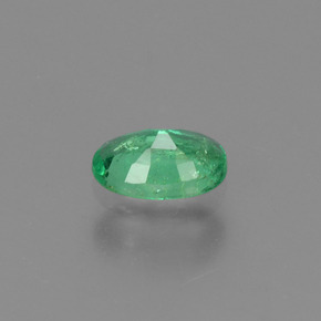 Esmeralda verde natural 0,38ct, corte oval, SI-I1