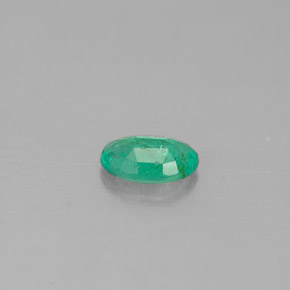 Esmeralda verde natural 0,38ct, corte oval, SI-I1