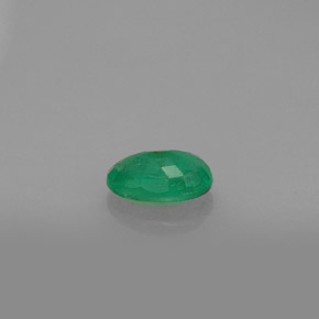 Esmeralda verde natural 0,47ct, corte oval, SI-I1