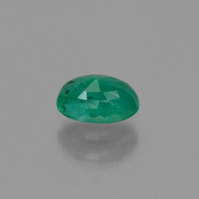 Esmeralda verde natural 0,51ct, corte oval, SI-I1