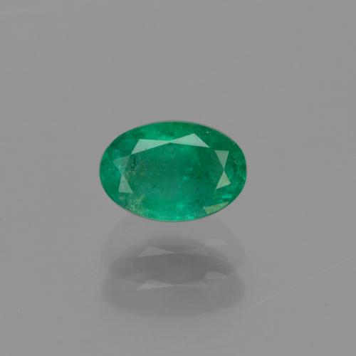 Esmeralda verde natural 0,46ct, corte oval, SI-I1