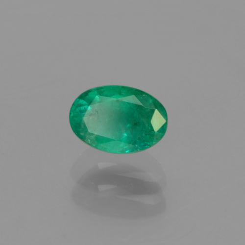 Esmeralda verde natural 0,46ct, corte oval, SI-I1