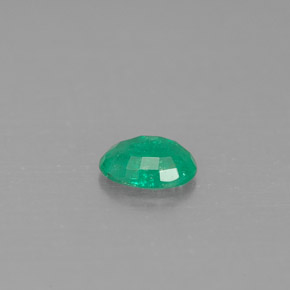 Esmeralda verde natural 0,36ct, corte oval, SI-I1