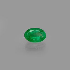 Esmeralda Verde Natural 0.38ct, Corte Oval, SI