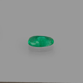 Esmeralda verde natural 0,38ct, corte oval, SI
