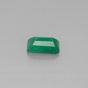Esmeralda verde natural 0,45ct, corte esmeralda, SI-I1