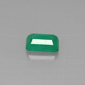 Esmeralda verde natural 0,57ct, corte esmeralda, SI-I1