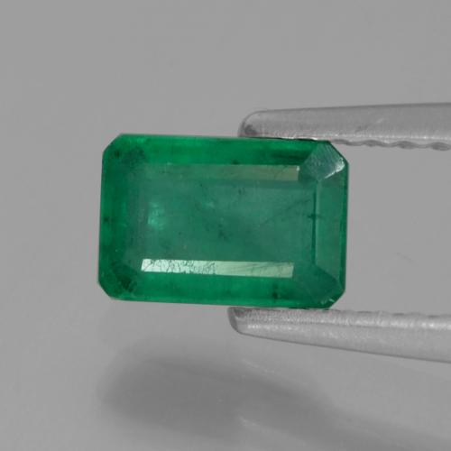 Esmeralda verde natural 0,57ct, corte esmeralda, SI-I1