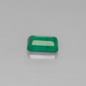 Esmeralda verde natural 0,50ct, corte esmeralda, SI-I1