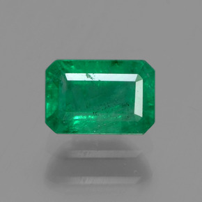 Esmeralda verde natural 0,60ct, corte esmeralda, SI-I1