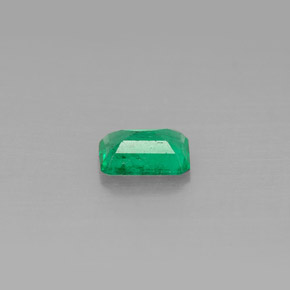 Esmeralda verde natural 0,44ct, corte esmeralda, SI-I1