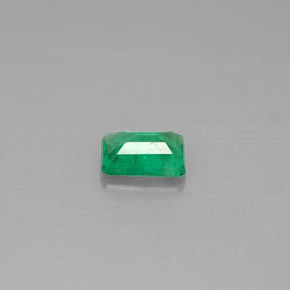 Esmeralda verde natural 0,44ct, corte esmeralda, SI-I1