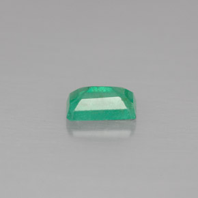 Esmeralda verde natural 0,51ct, corte esmeralda, SI-I1