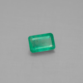 Esmeralda verde natural 0,47ct, corte esmeralda, SI-I1