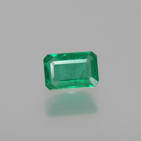 Esmeralda verde natural 0,47ct, corte esmeralda, SI-I1