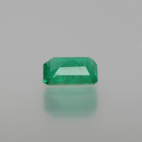 Esmeralda verde natural 0,47ct, corte esmeralda, SI-I1